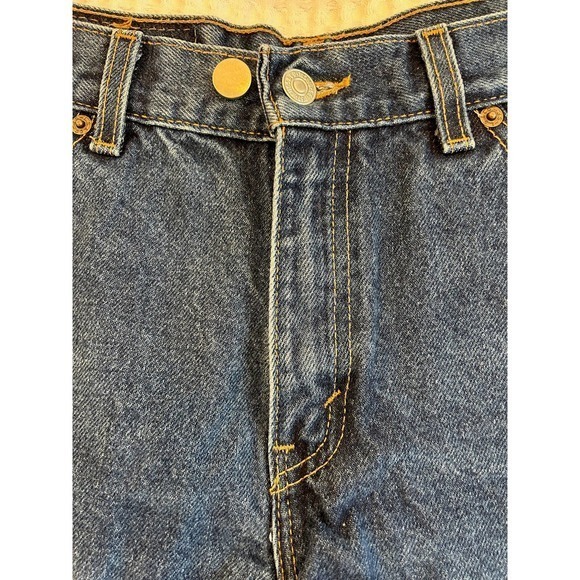 Levis Vintage 517 Juniors Cut Off Shorts Size 11M Medium Dark Wash - Picture 8 of 8